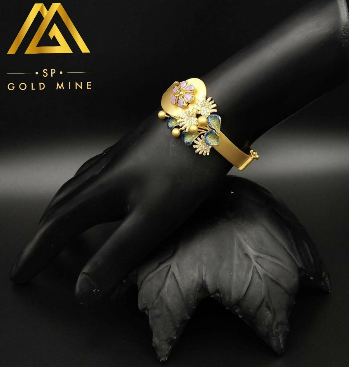 14K Yellow Gold Designer Ladies Diamond Bracelet 7.10ct 100081